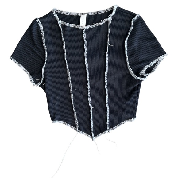 May Pink Two Piece Crop Top & Skirt - Picture 4 of 12